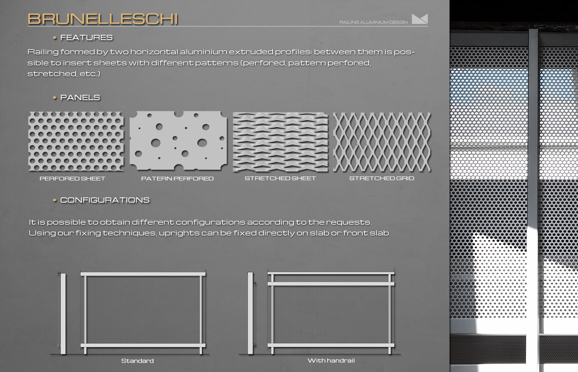 scheda tecnica parapetto brunelleschi eng